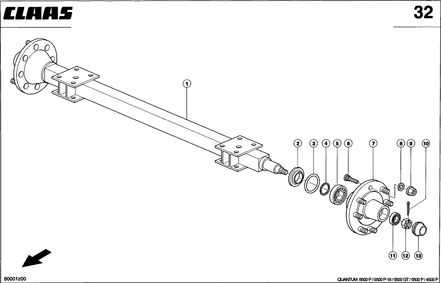 QUANTUM - LAUFACHSE - HYDR.GEBREMST 13T/11T