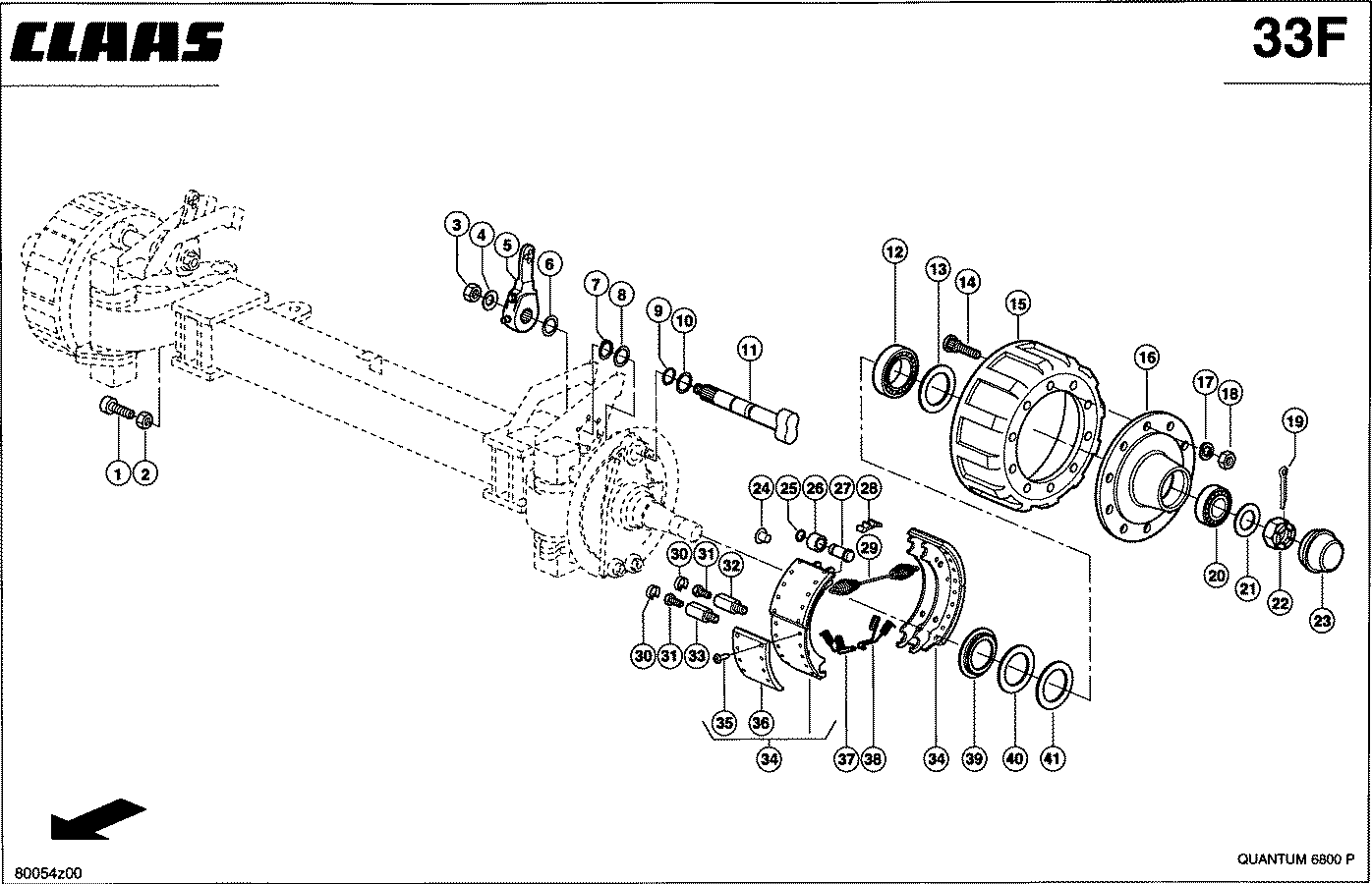 QUANTUM - LENKLAUFACHSE 20T