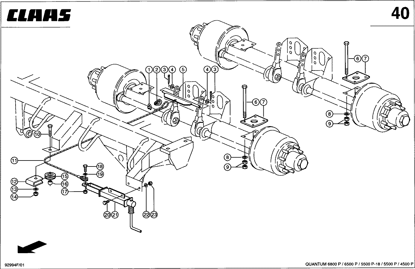 QUANTUM - STANDBREMSE - 20T/18T/16T