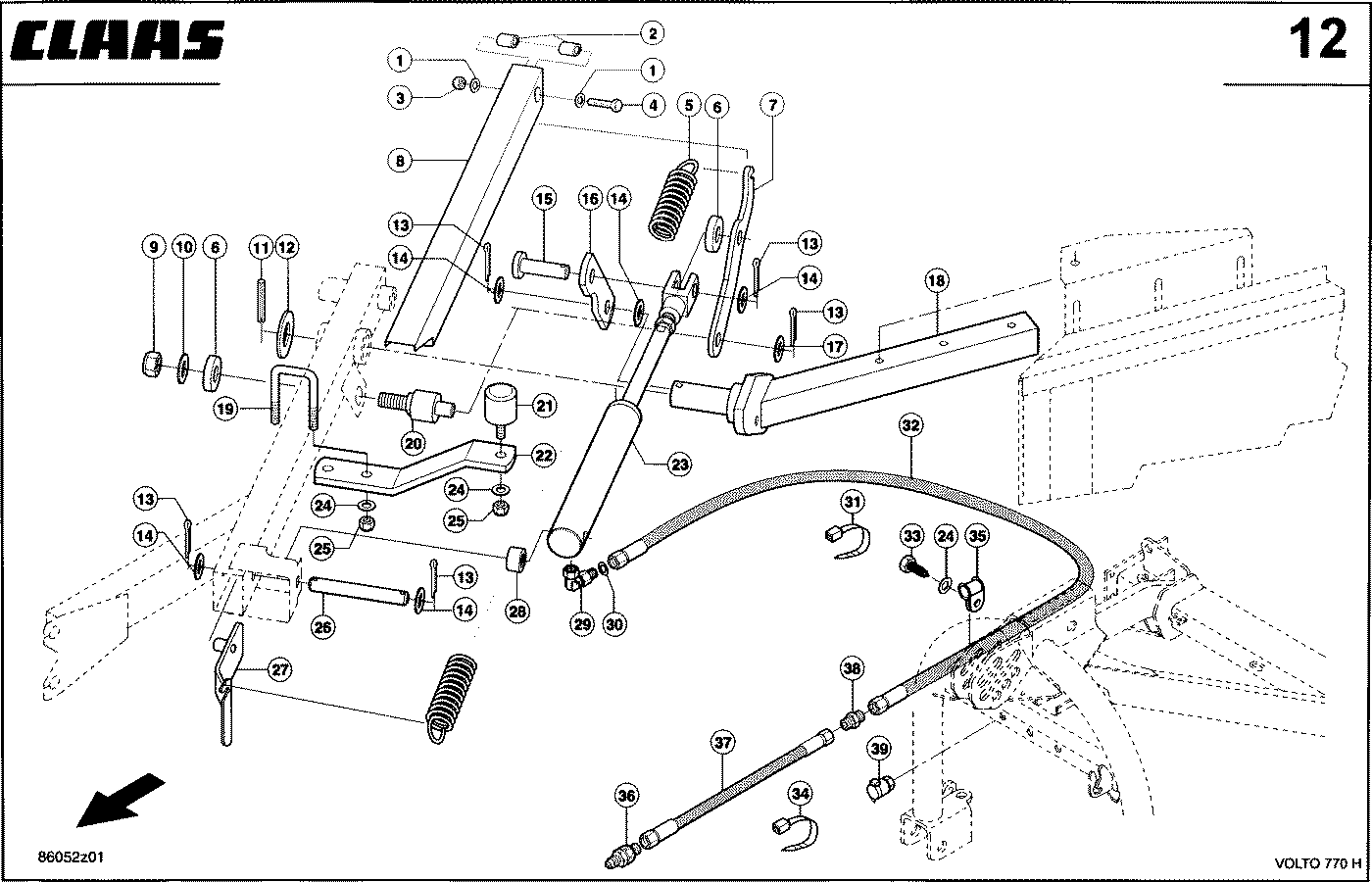 VOLTO - BEGRENZUNGSTUCH - HYDRAULISCH