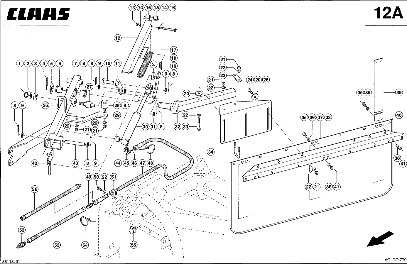 VOLTO - BEGRENZUNGSTUCH - HYDRAULISCH