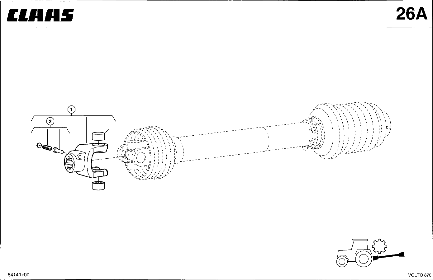VOLTO - GABELSTUECK 1 3/8" (8)