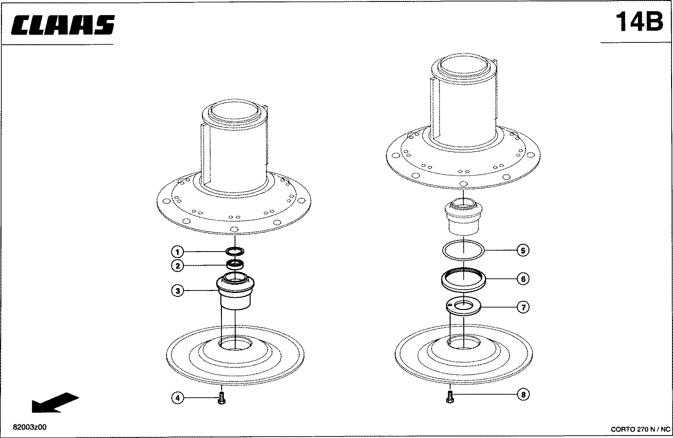CORTO - SCHNITTHOEHENVERSTELLUNG C 270 NC / N