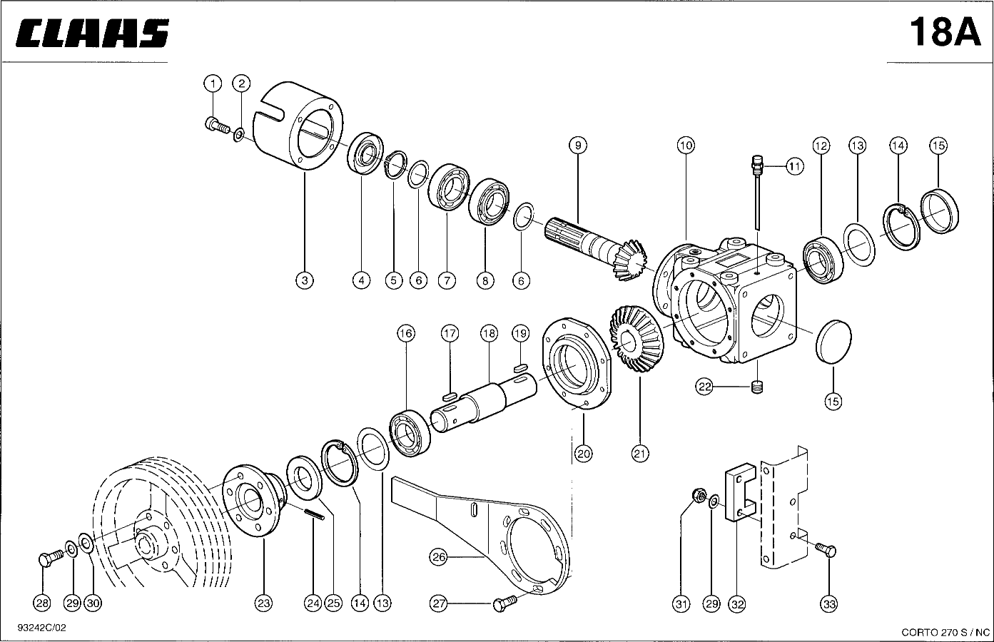 CORTO - GETRIEBE - KNICKTROMMEL CORTO270 S / NC