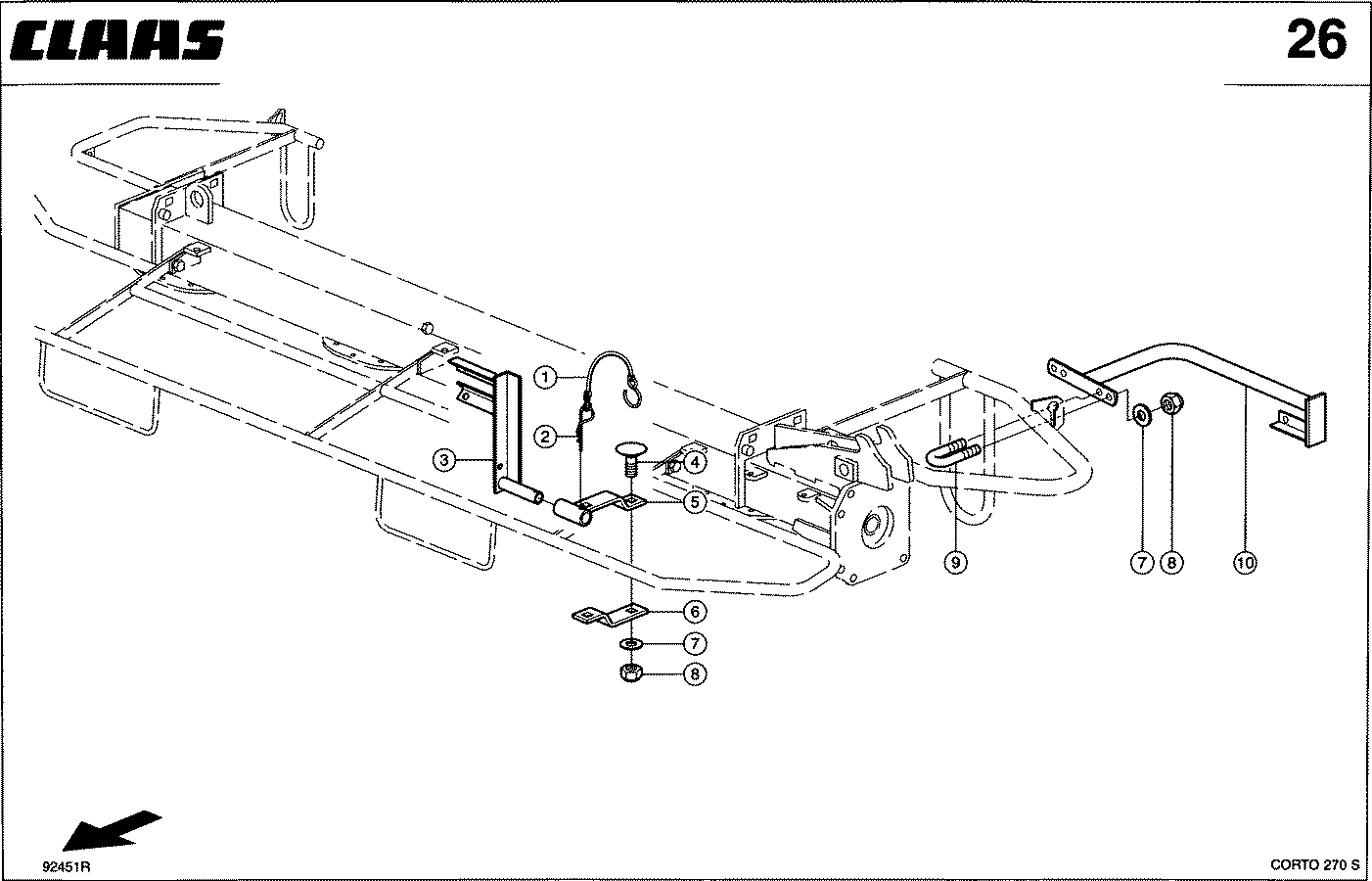 CORTO - BELEUCHTUNGSHALTER CORTO 270 S