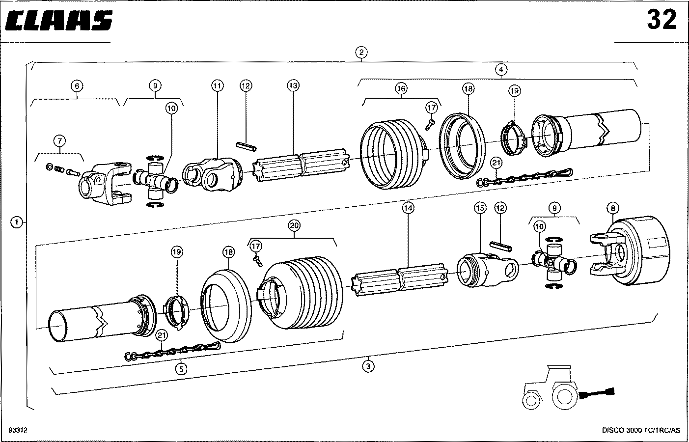 DISCO - GELENKWELLE 1 3/8" (6)