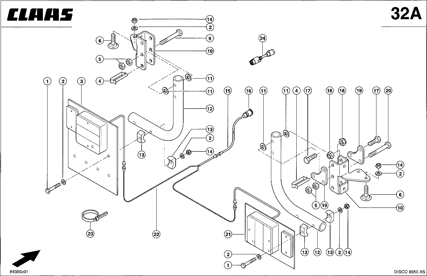DISCO - ELEKTRISCHE BELEUCHTUNG, DISCO 8550 AS