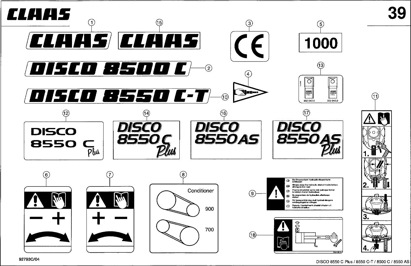 DISCO - ПРЕДУПРЕЖДАЮЩИЕ СИМВОЛЫ