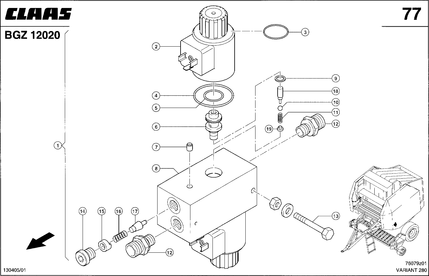 VARIANT - 2/3 - РАСПРЕДЕЛИТЕЛЬ С ОБРАТНЫМ КЛАПАНОМ
