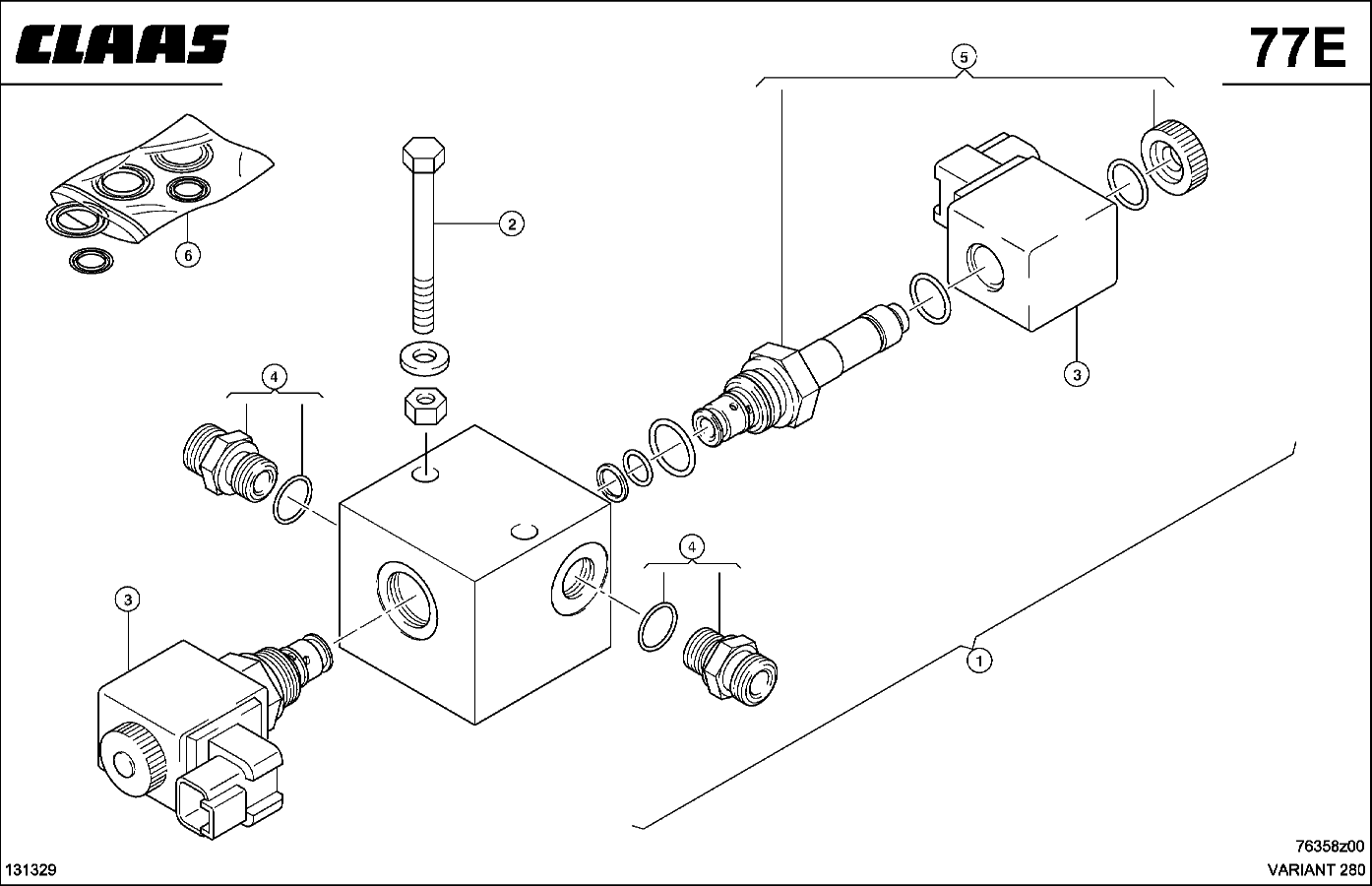 VARIANT - 2/3 - РАСПРЕДЕЛИТЕЛЬ С ОБРАТНЫМ КЛАПАНОМ
