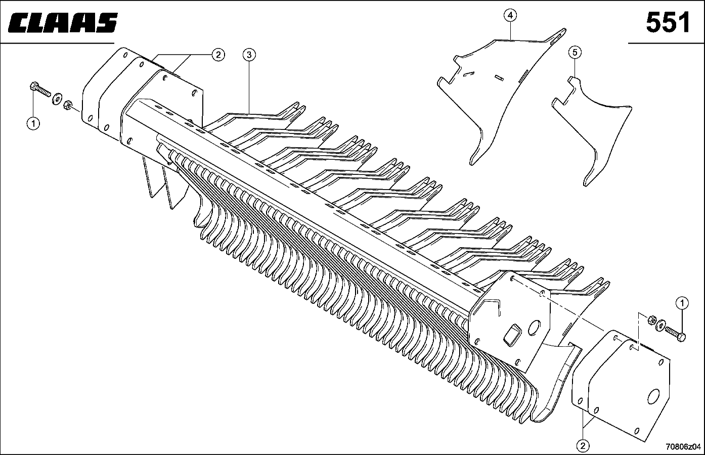 QUADRANT - ABSTREIFER, ROTO CUT UND FOERDERROTOR