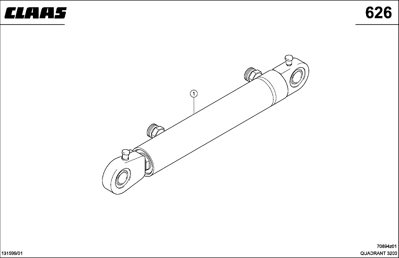 QUADRANT - HYDRAULIKZYLINDER, RAFFERSTEUERUNG