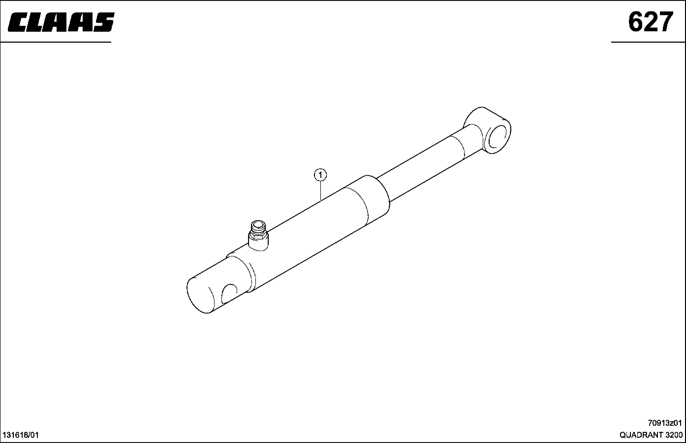 QUADRANT - HYDRAULIKZYLINDER, FAECHERWELLE