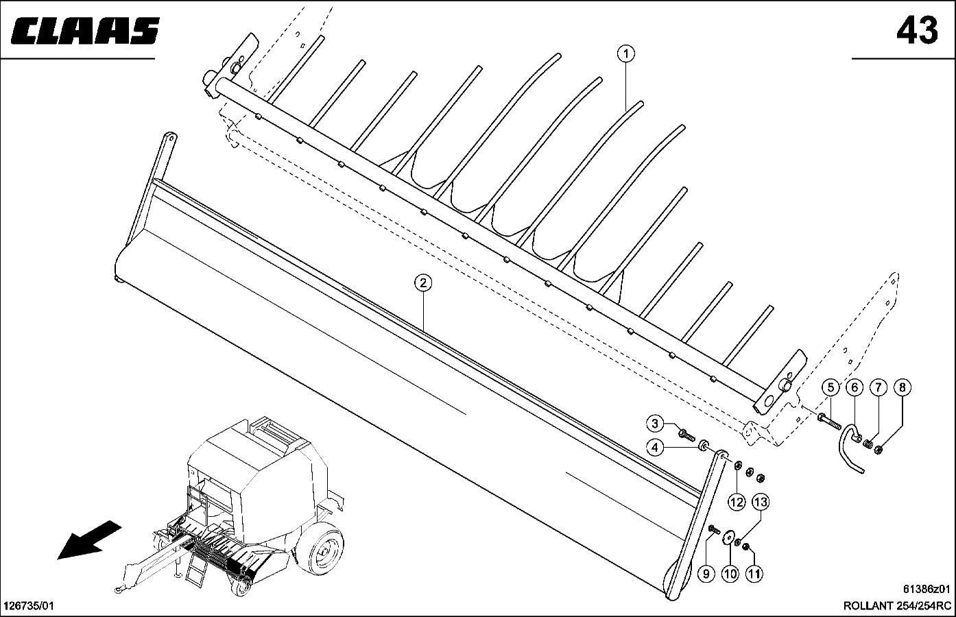 ROLLANT - PRALLBLECH / NIEDERHALTER, 2,10 + 1,85 M