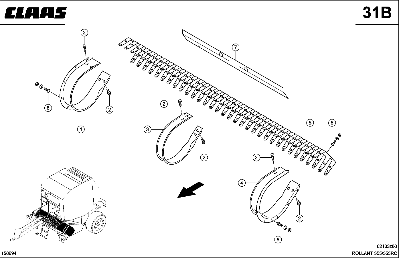ROLLANT - AUFSAMMLERRAHMEN, 2,10 M