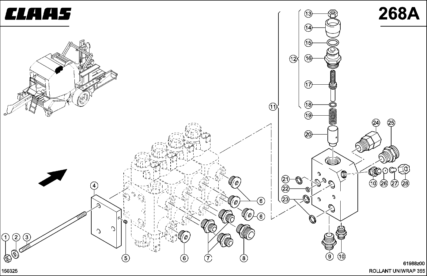 ROLLANT - VENTILBLOCK, EINGANGSBLOCK