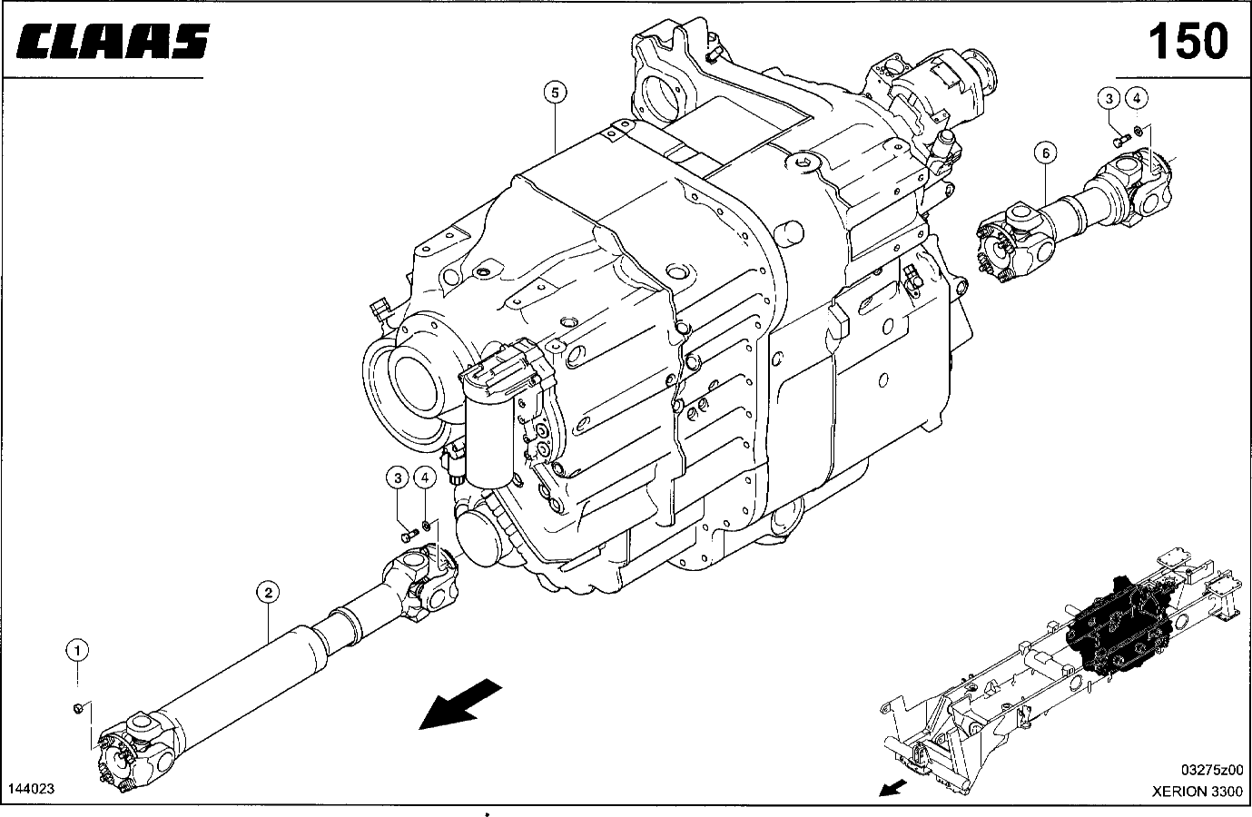 XERION - GETRIEBE "ECCOM"