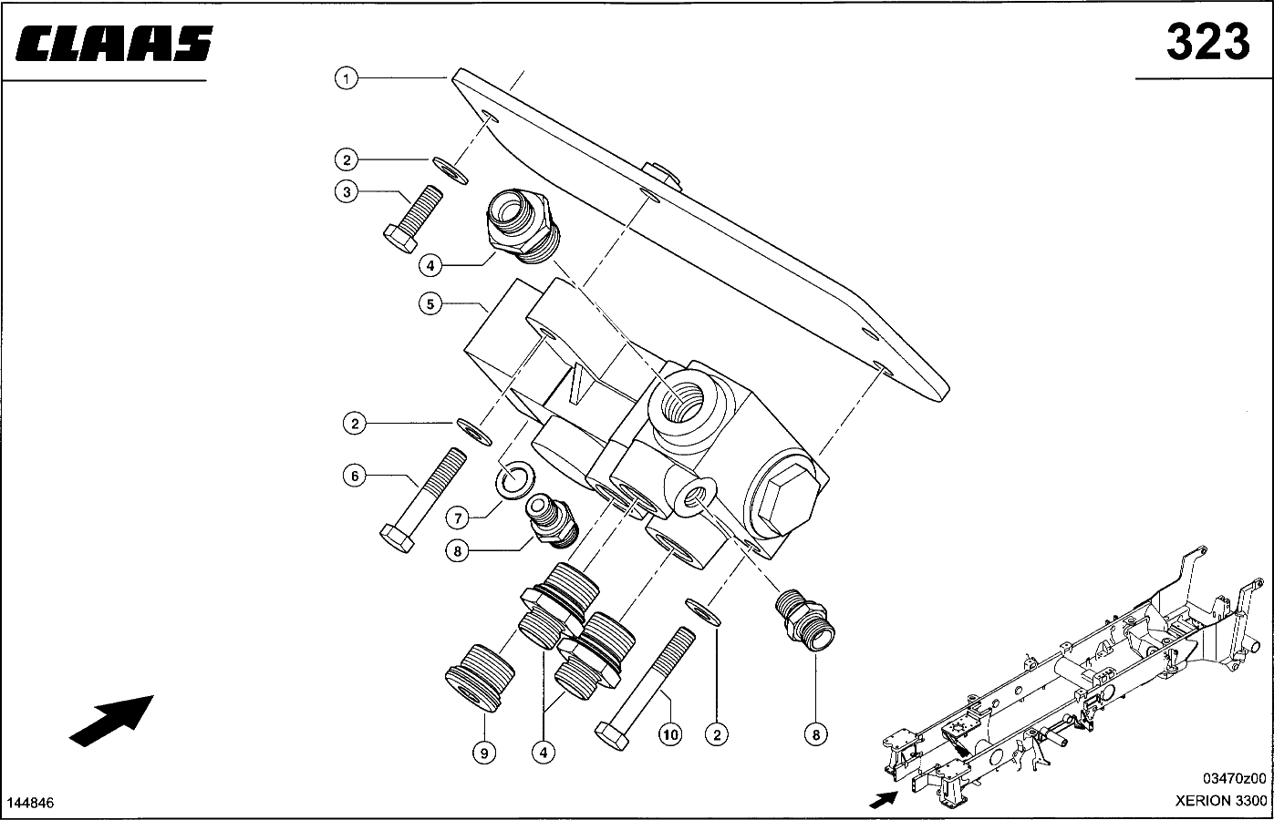 XERION - HYDRAULISCHE ANHAENGERBREMSE