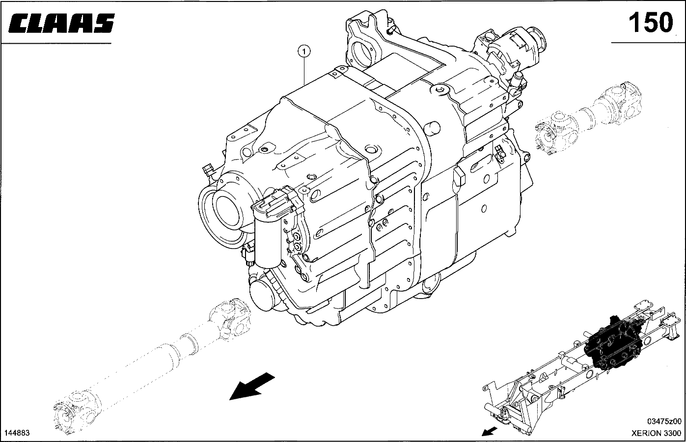 XERION - GETRIEBE "ECCOM"