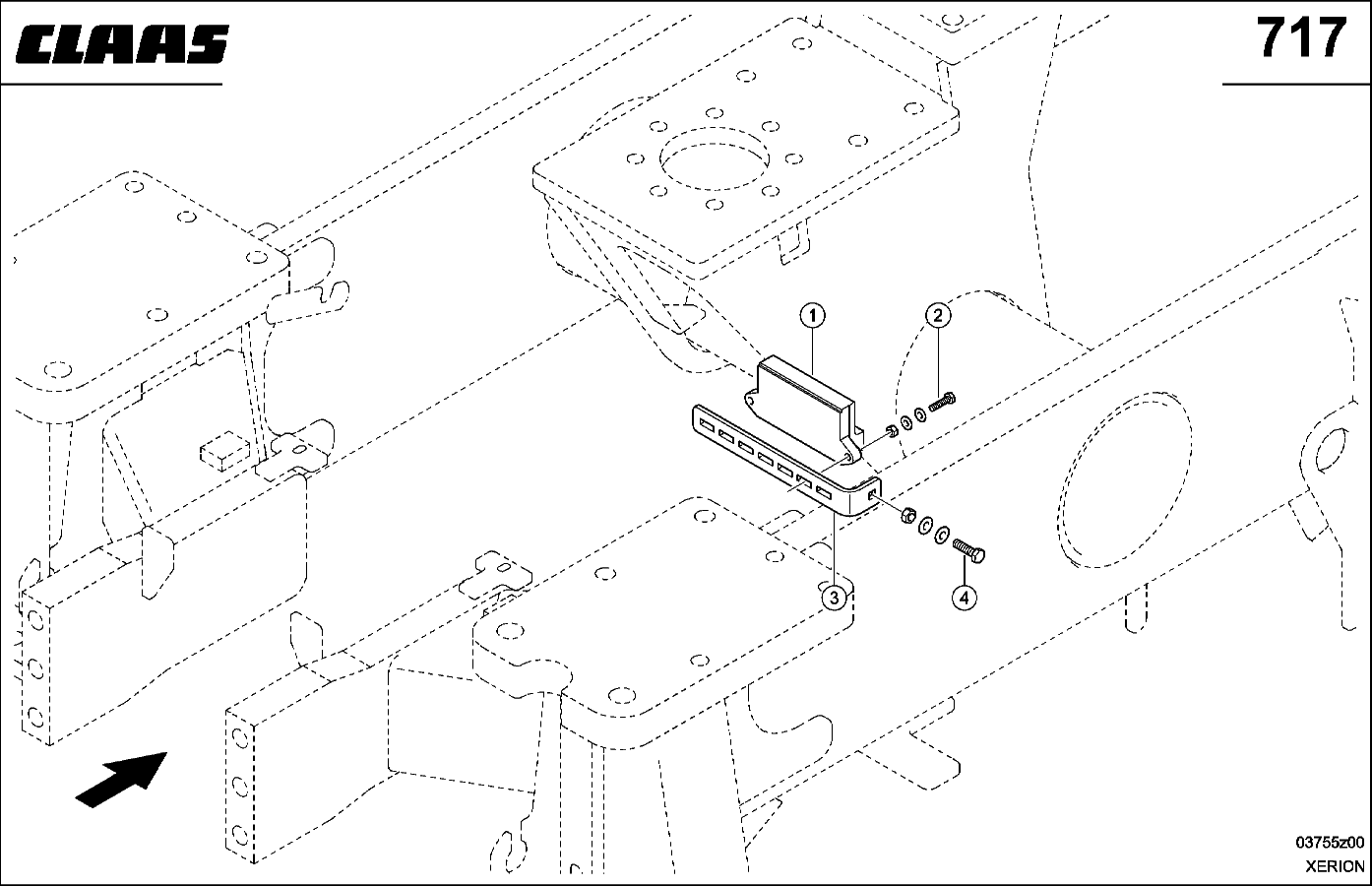 XERION - MODUL, SCHWENKKRAFTHEBER