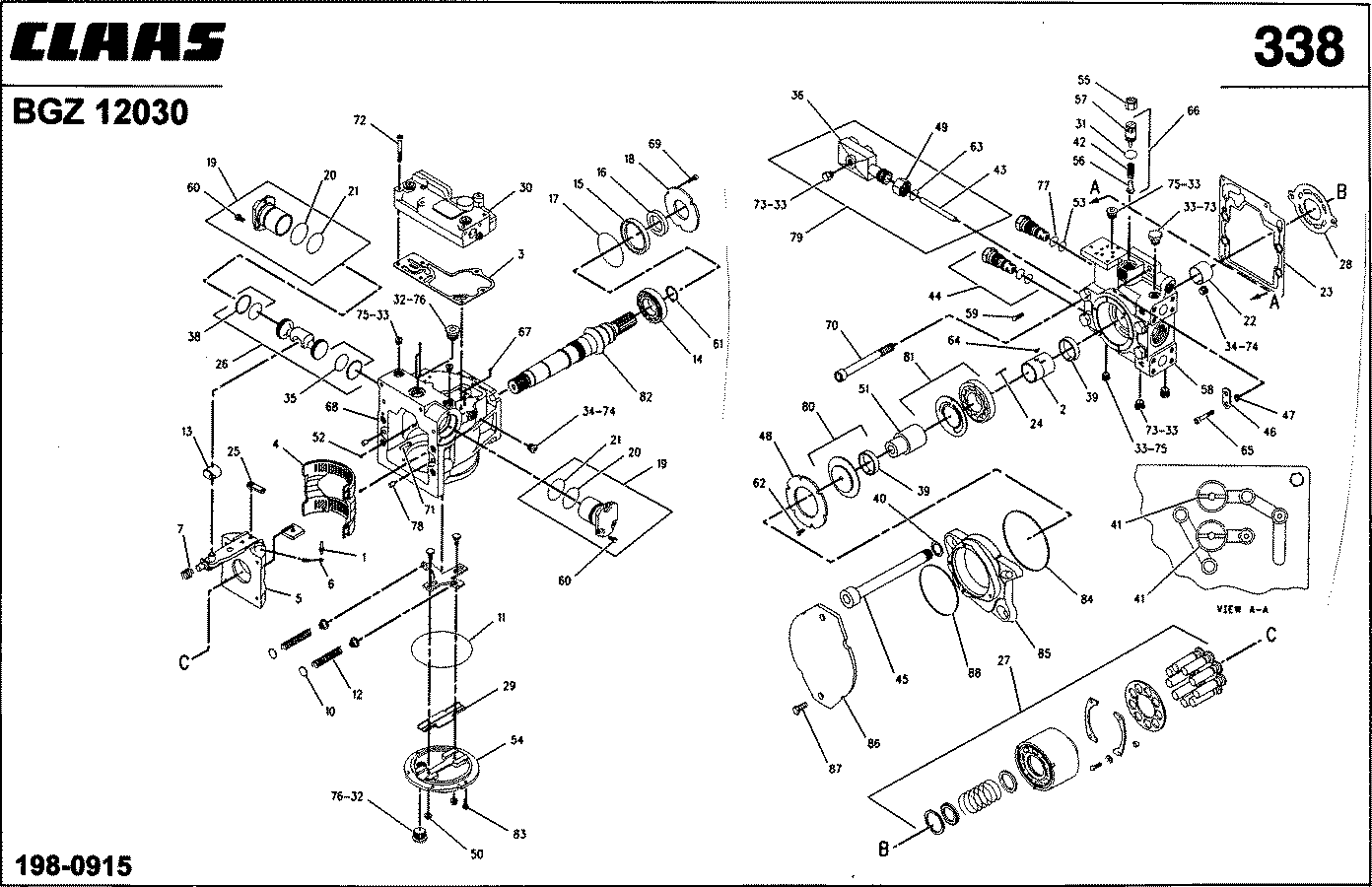 CHALLENGER - DIFFERENTIAL STEUERSYST.; HYDRAULIKPUMPE