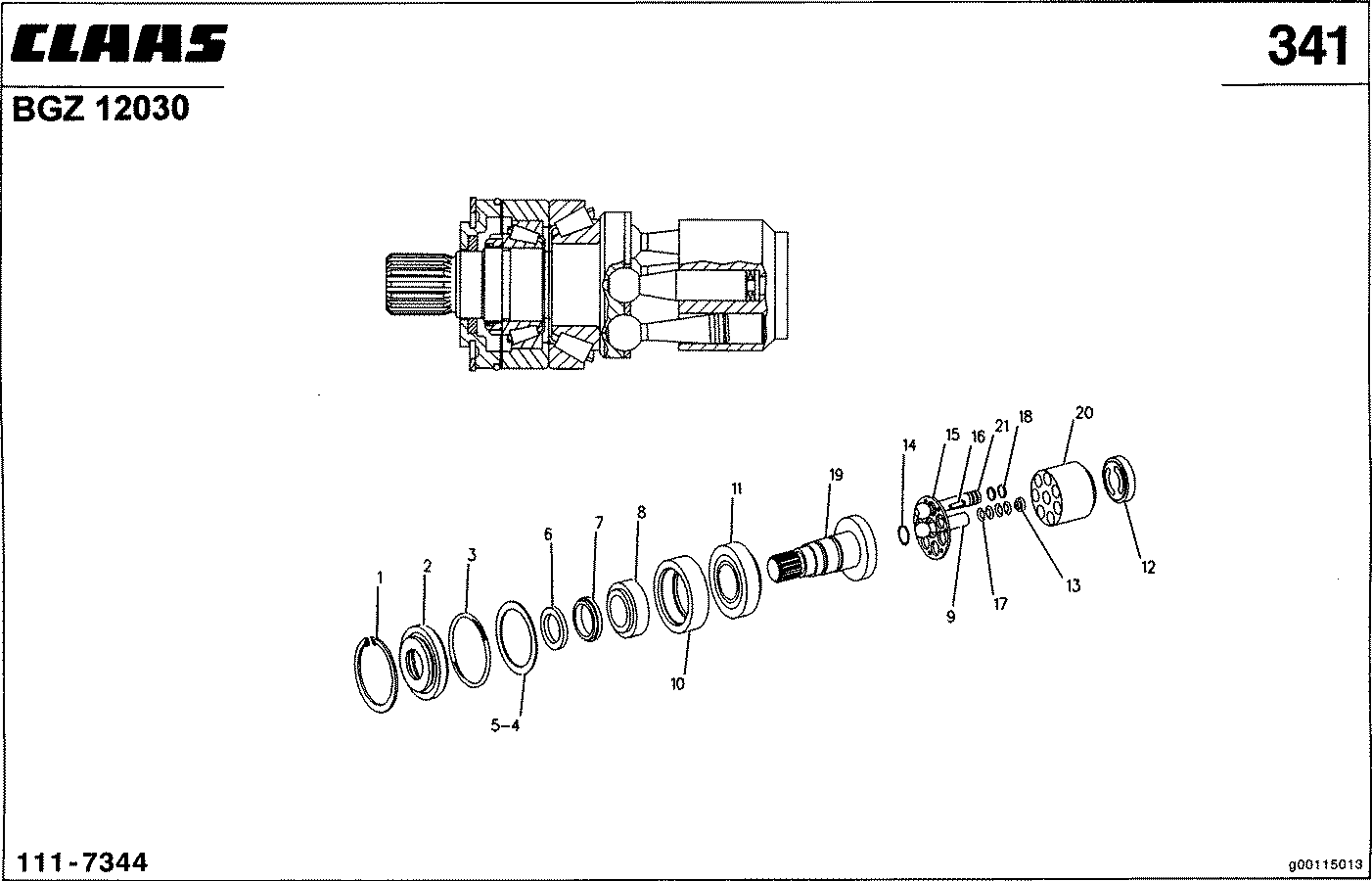 CHALLENGER - DIFFERENTIAL STEUERSYST.; HYDRAULIKMOTOR
