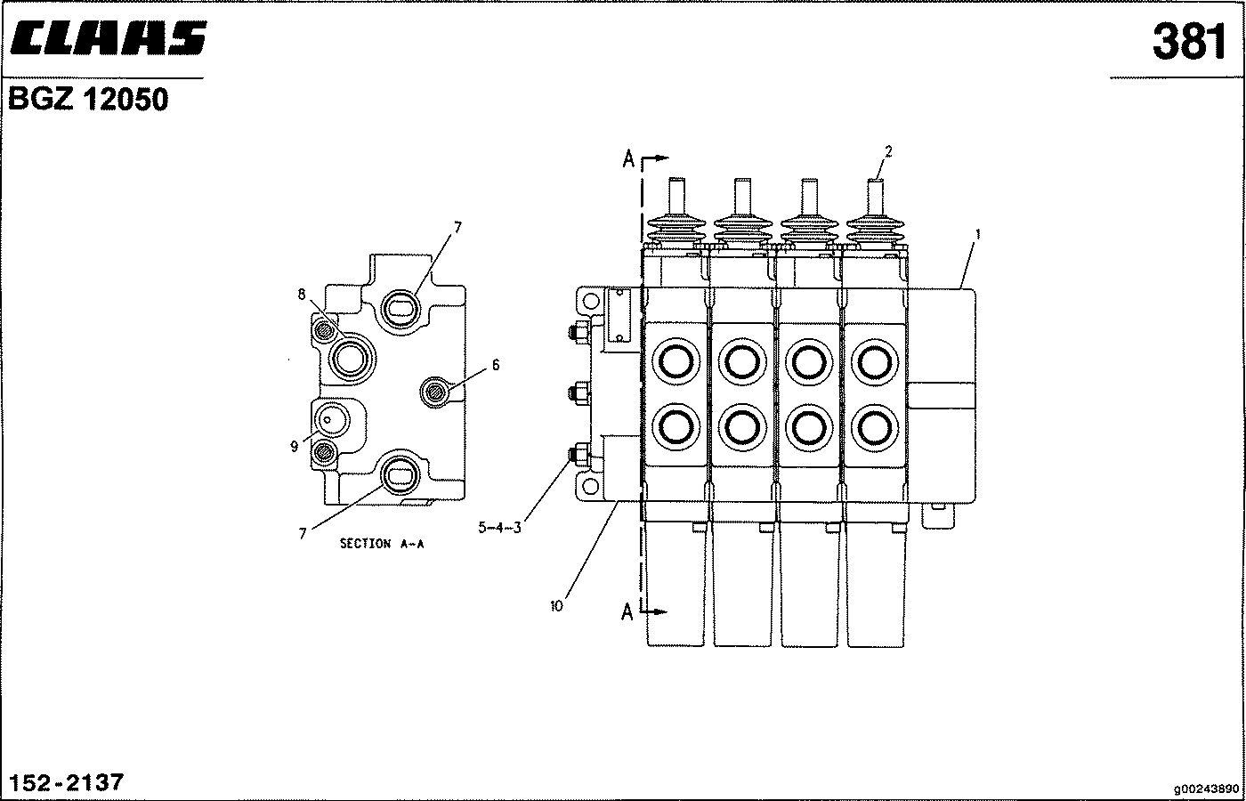 CHALLENGER - STEUERVENTILBLOCK MIT ANHAENGEKUPPLUNG
