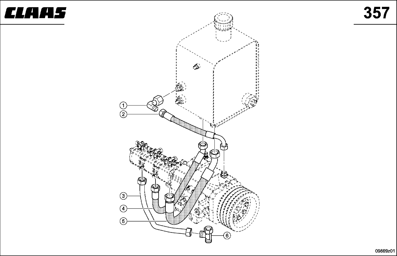 TUCANO - HYDR.-LTG.; HYDRAULIKTANK-HYDRAULIKPUMPE