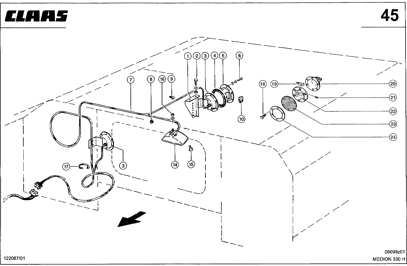 MEDION - KORNTANK-VOLLMELDER, -BELEUCHTUNG