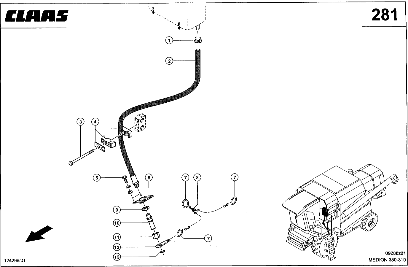 MEDION - HYDRAULIKTANK-OELABLASSCHLAUCH