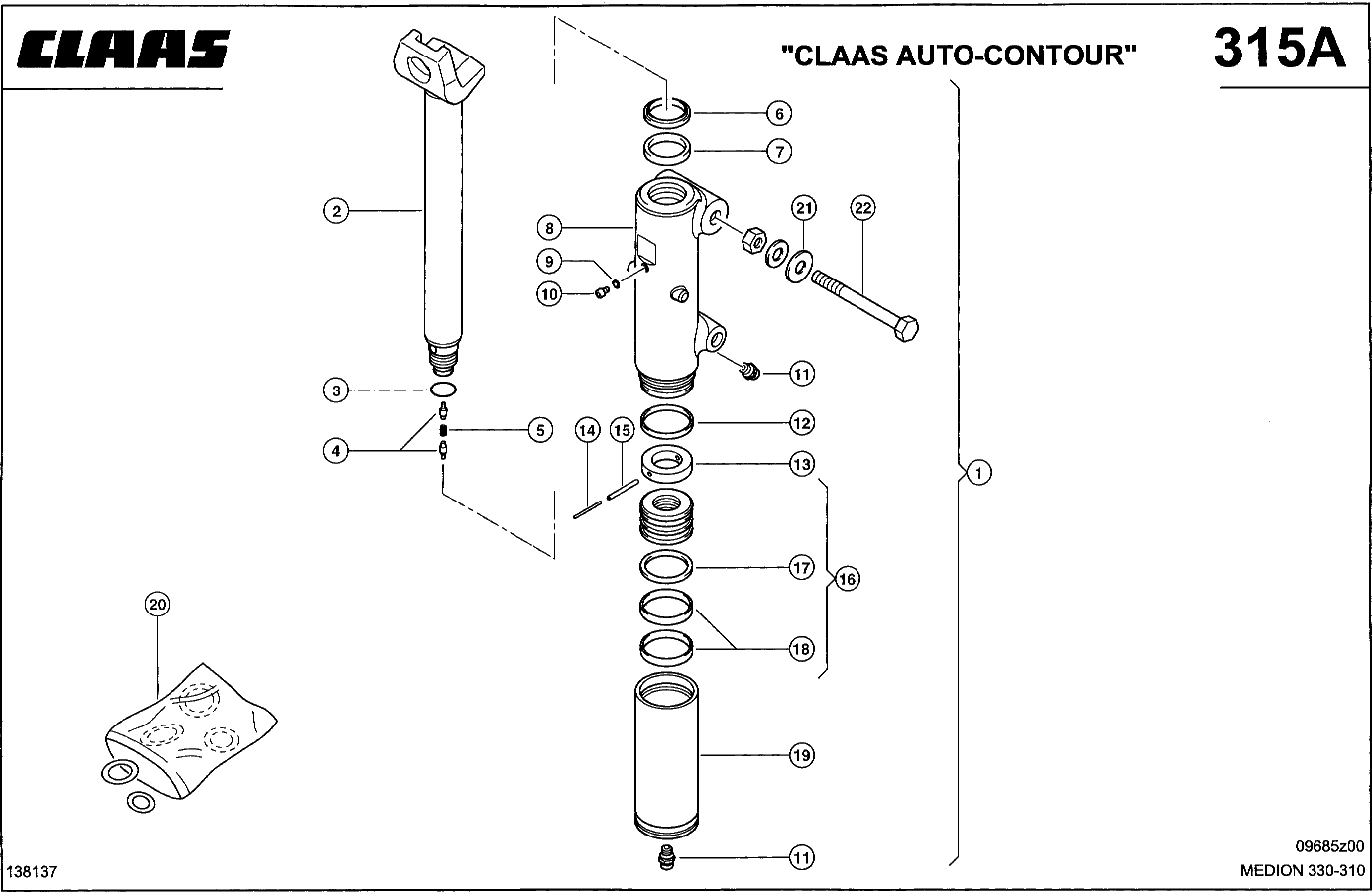 MEDION - ГИДРАВЛИЧЕСКИЙ ЦИЛИНДР, "AUTO - CONTOUR"