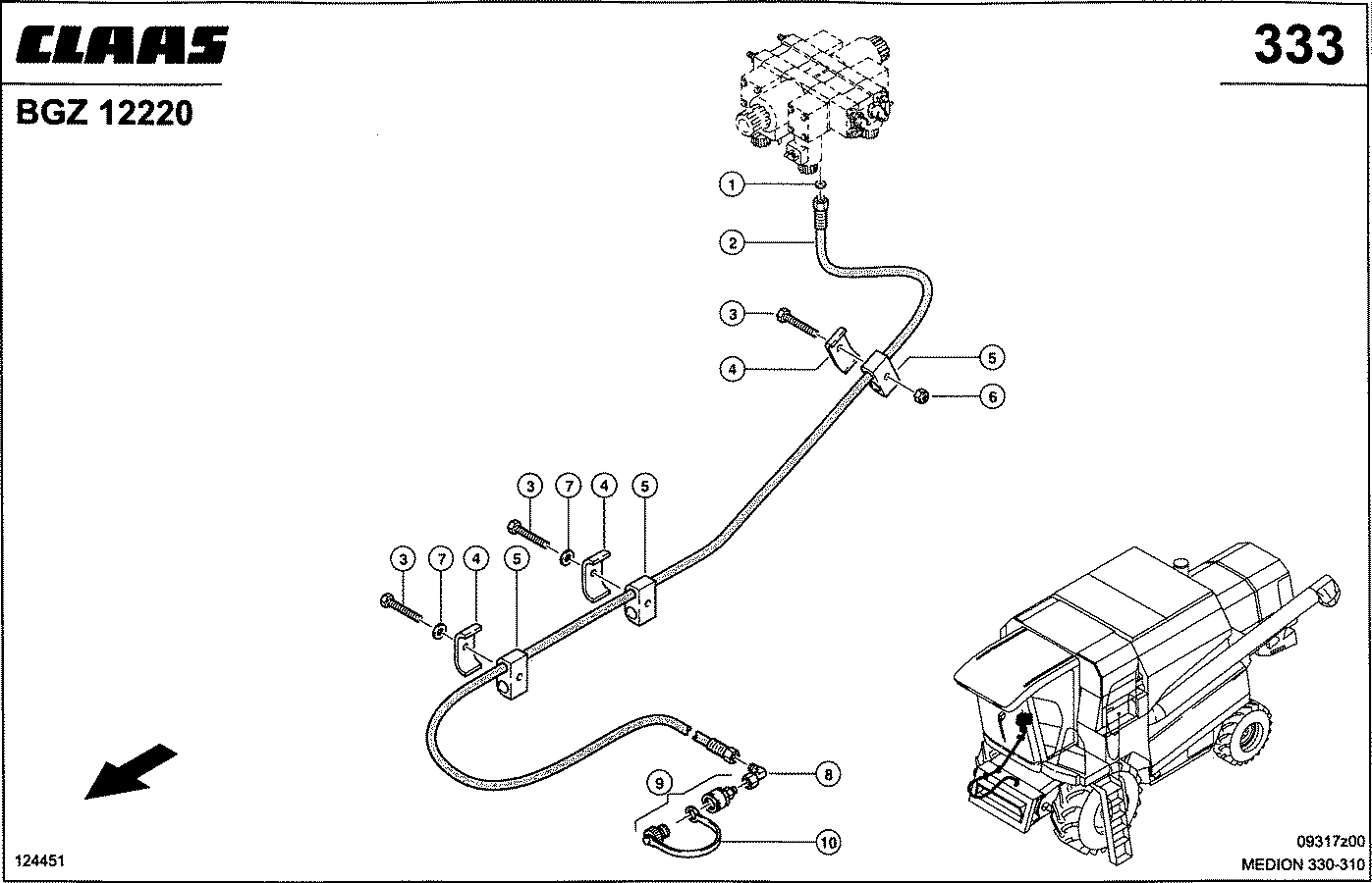 MEDION - HYDRAULIKLEITUNGEN HD, HASPELVERTIKALVER
