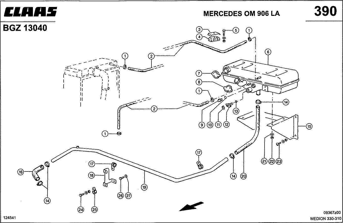 MEDION - MERCEDES OM 906 LA; СИСТЕМА ОХЛАЖДЕНИЯ