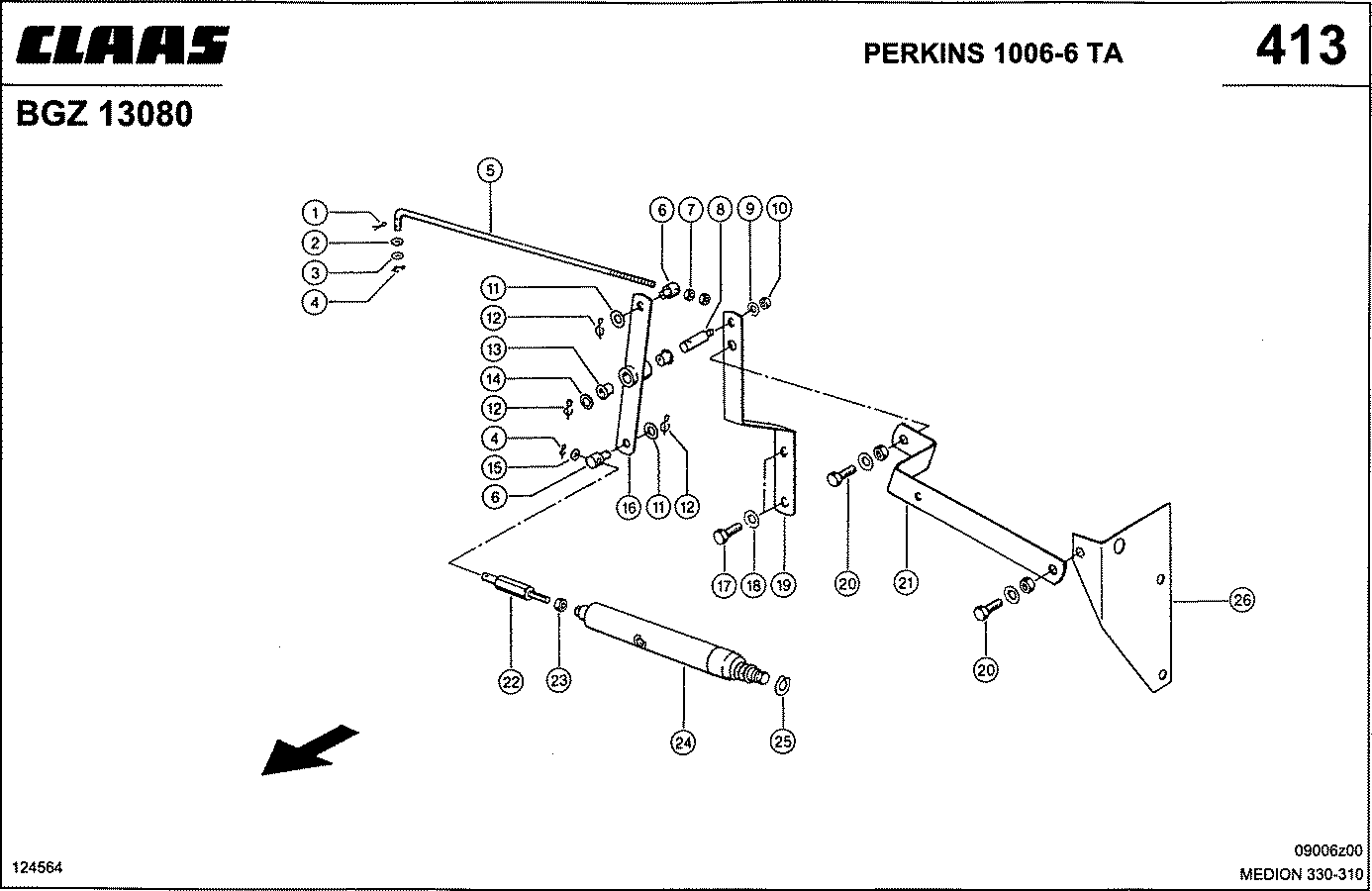 MEDION - PERKINS 1006-6 TA; GASGESTAENGE