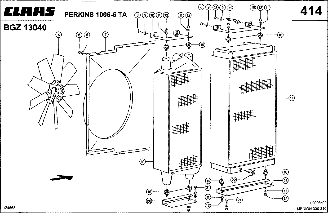MEDION - PERKINS 1006-6 TA; KUEHLSYSTEM