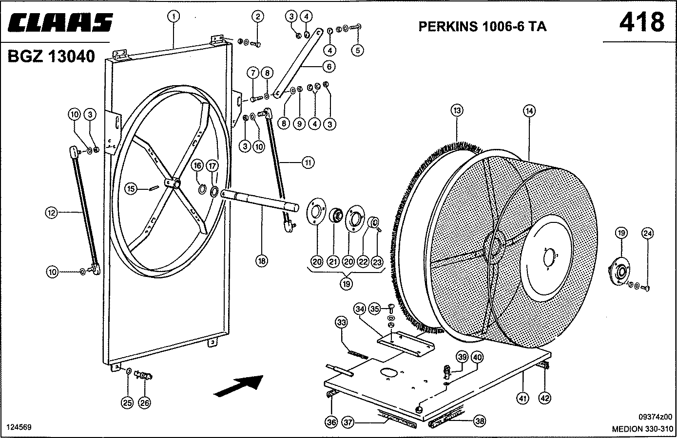 MEDION - PERKINS 1006-6 TA; ROTIEREND.KUEHLERKORB