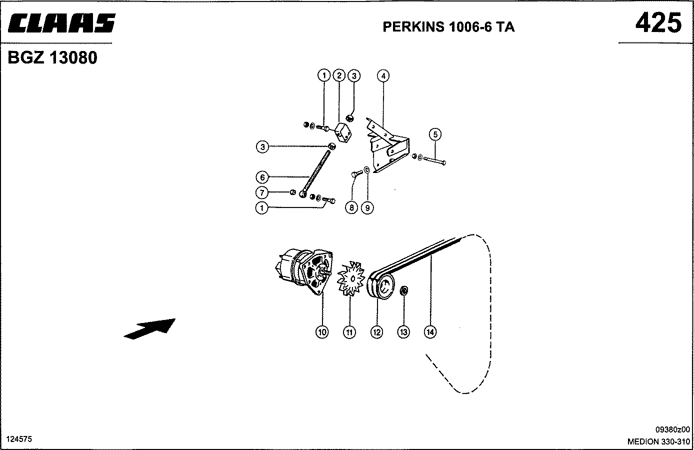 MEDION - PERKINS 1006-6 TA; LICHTMASCHINE