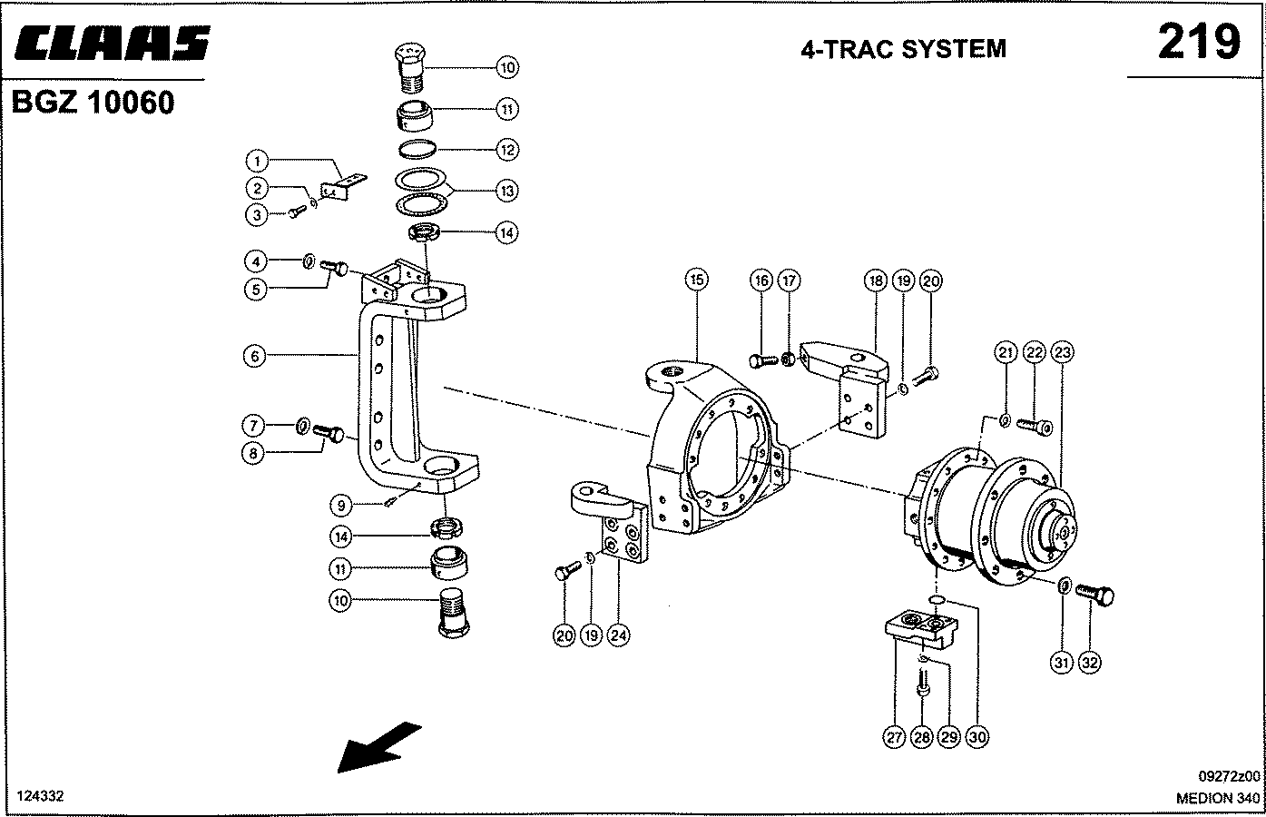 MEDION - СИСТЕМА CLAAS 4 - TRAC""