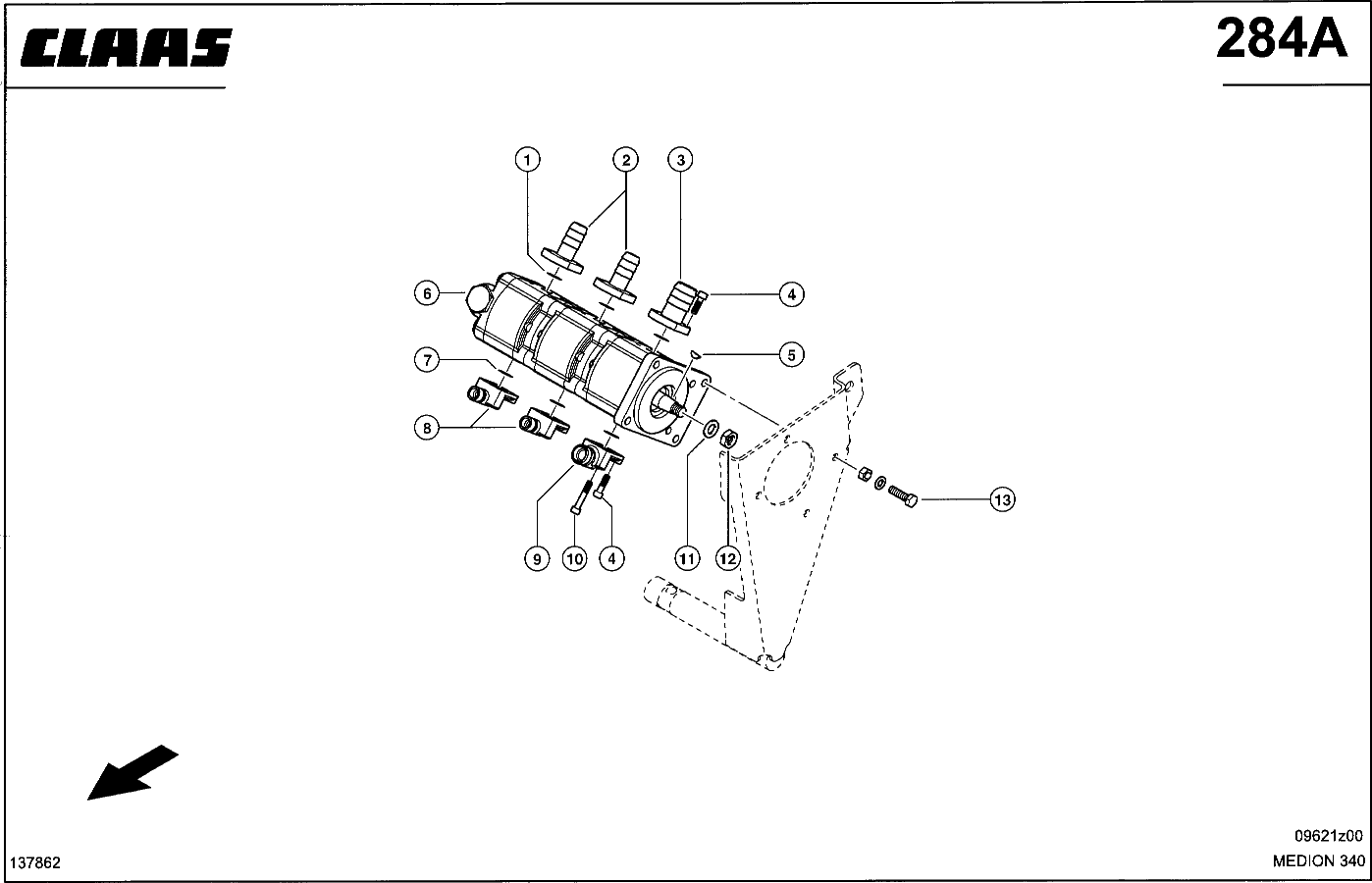 MEDION - 3 - FACH - HYDRAULIKPUMPE