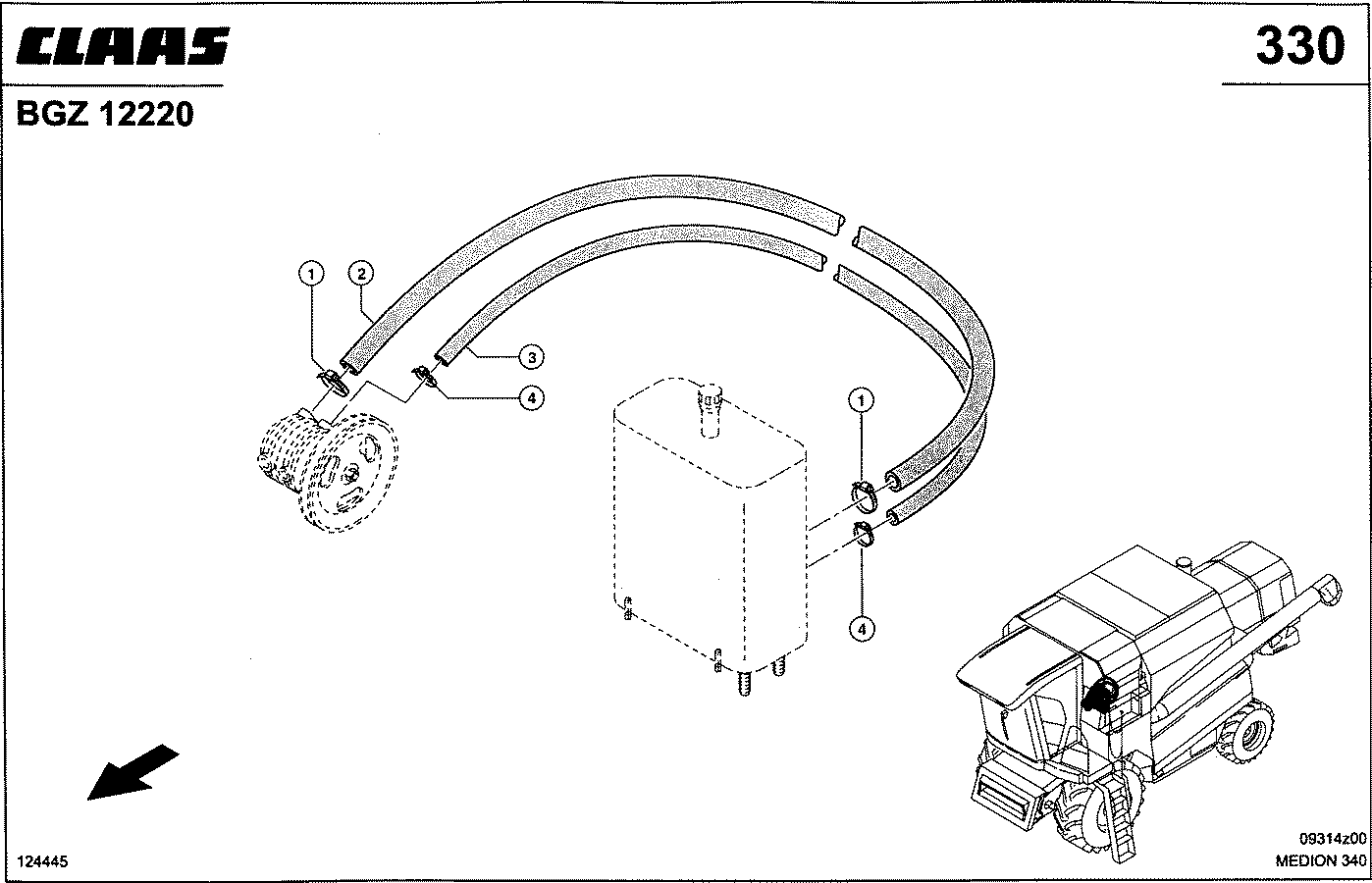 MEDION - HYDRAULIKLEITUNGEN HD, TANK-PUMPE