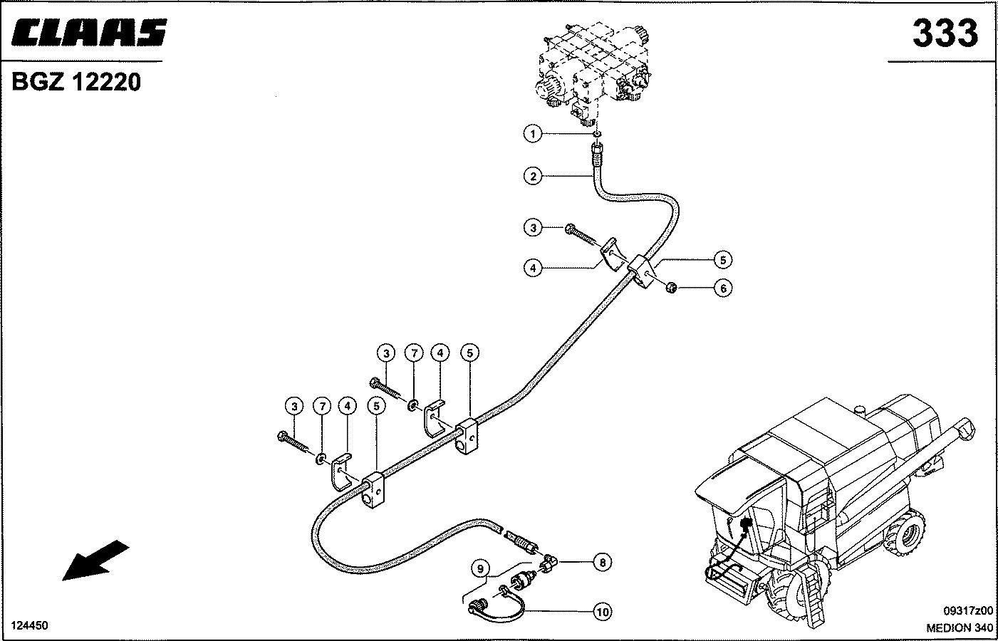 MEDION - HYDRAULIKLEITUNGEN HD, HASPELVERTIKALVER