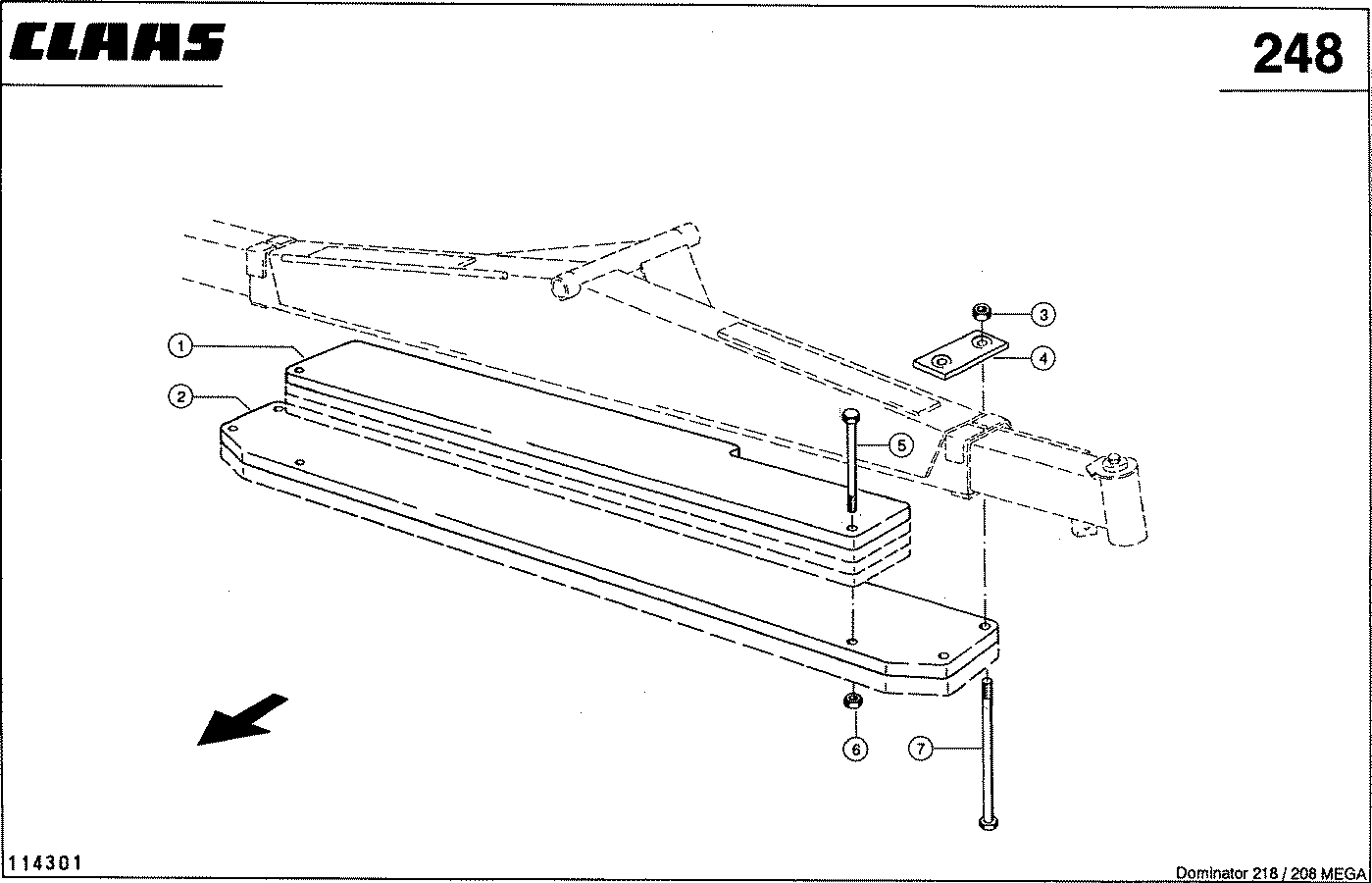 MEGA II - ПРОТИВОВЕСЫ УПРАВЛЯЮЩЕЙ ОСИ - 400KG