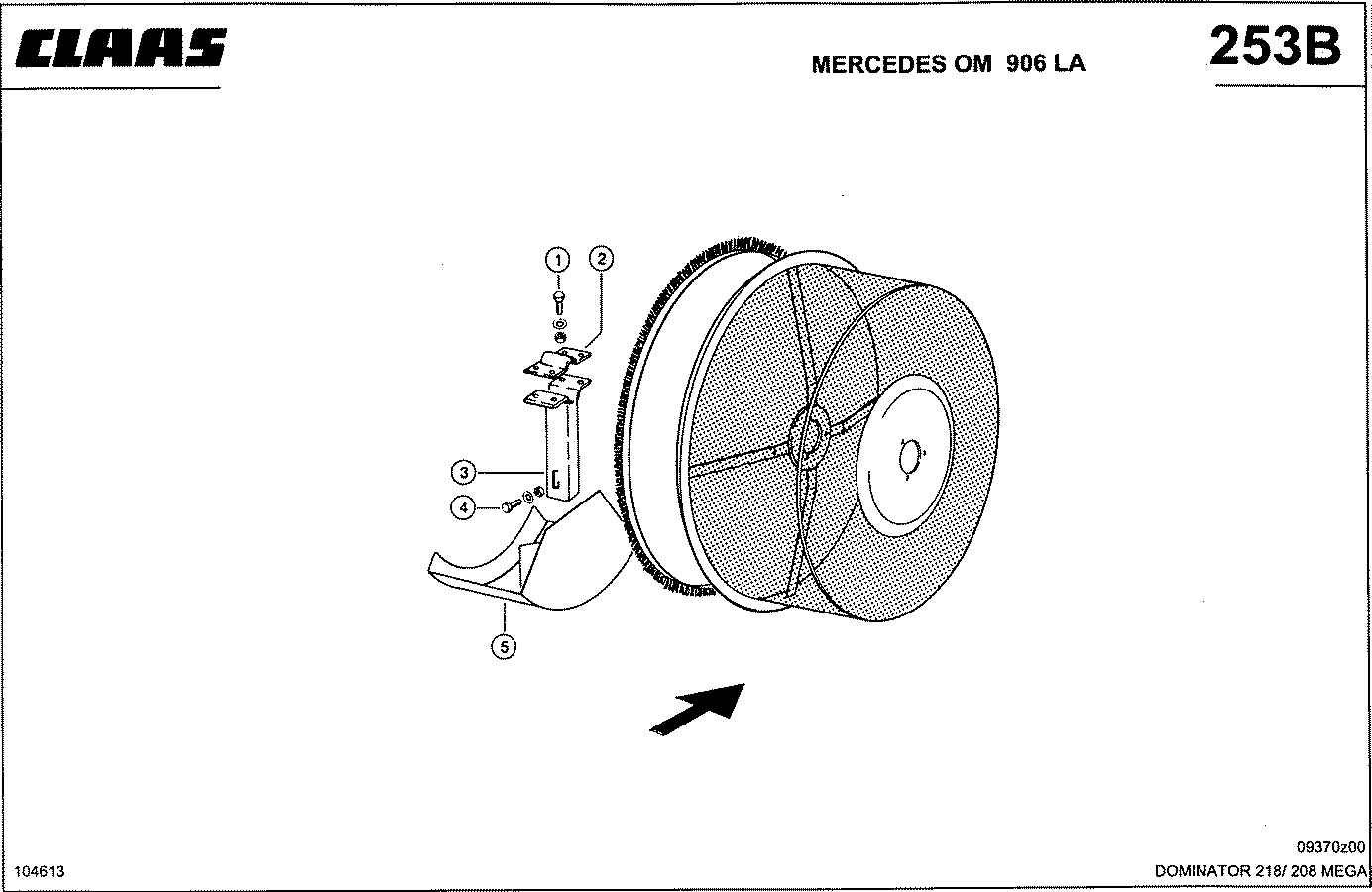 MEGA II - MERCEDES OM 906 LA; ВЕНТИЛЯТОР