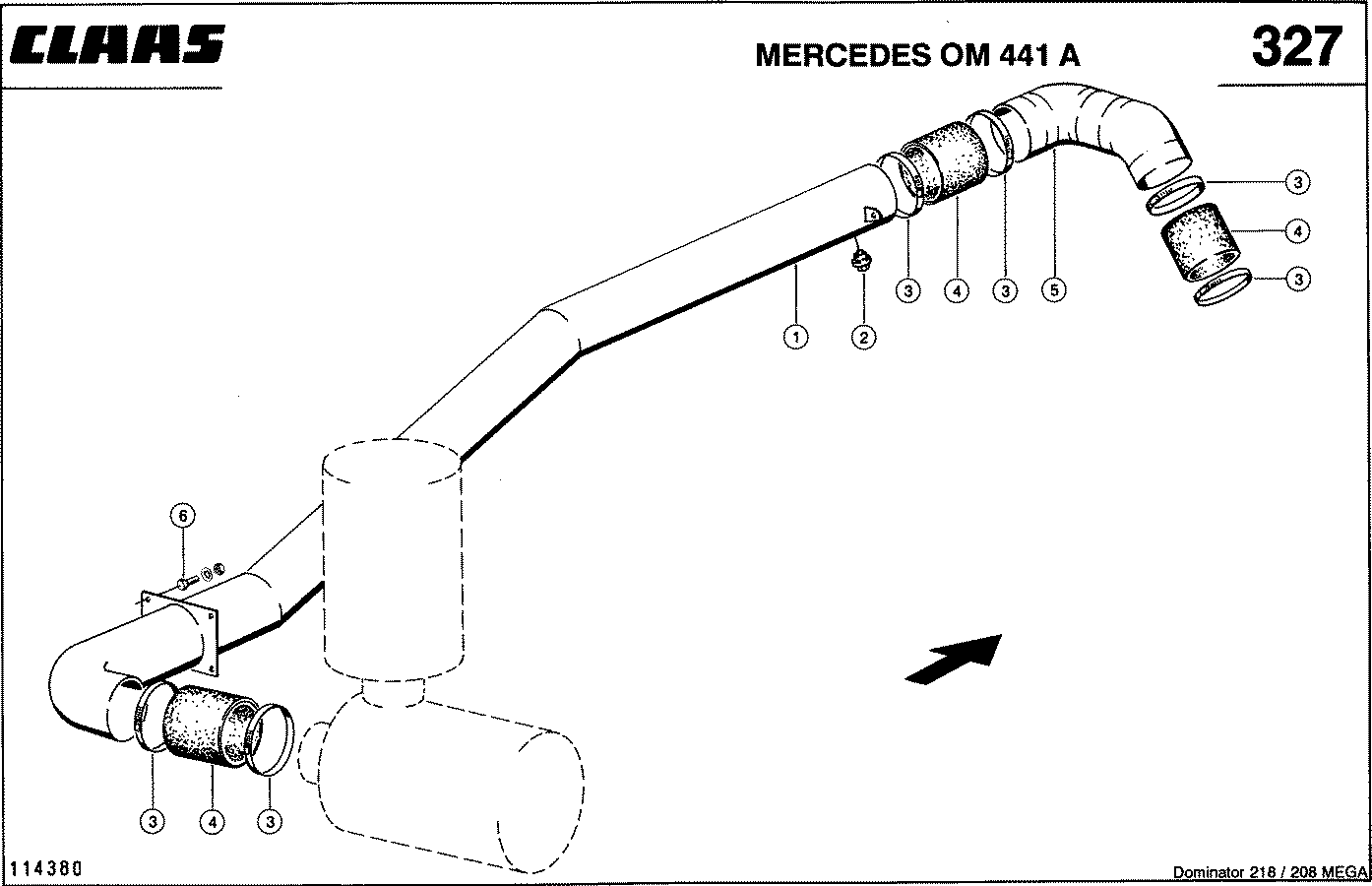 MEGA II - ВОЗДУШНЫЙ ФИЛЬТР, MERCEDES OM 441 A