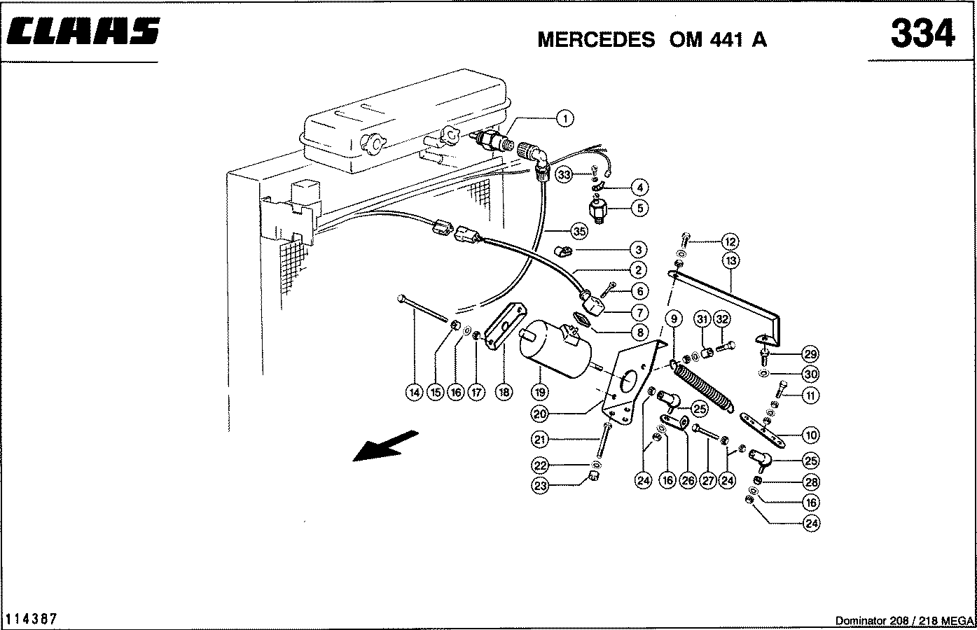 MEGA II - АВТОМАТ ЗАЩИТЫ ДВИГАТЕЛЯ, MERCEDES OM 441 A