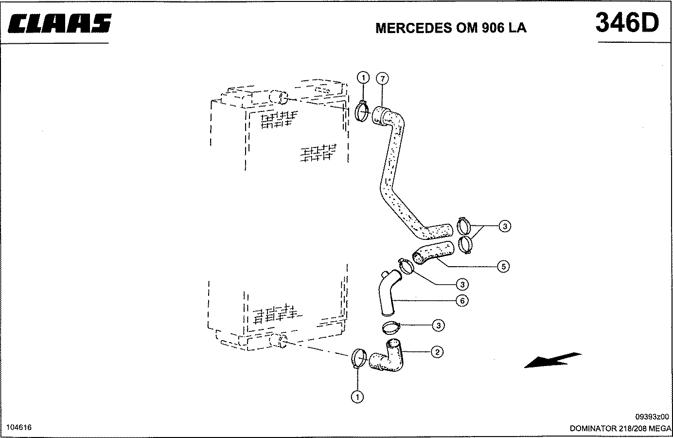 MEGA II - MERCEDES 0M 906 LA; СИСТЕМА ОХЛАЖДЕНИЯ